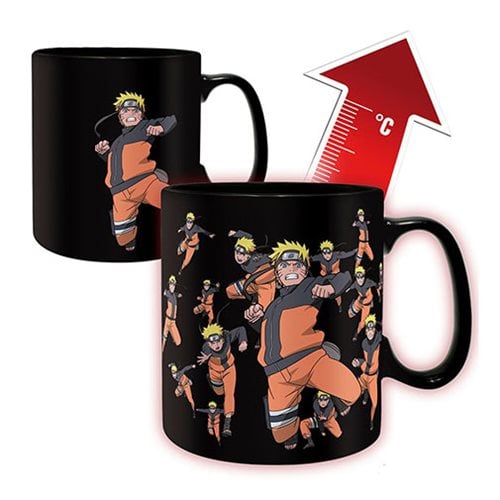 Naruto Shippuden Naruto Clone Jutsu Magic Mug and Coaster Gift Set