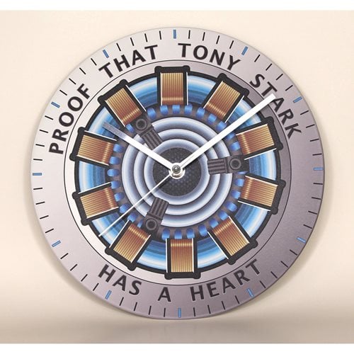 Iron Man Tony Stark Has a Heart Wall Clock