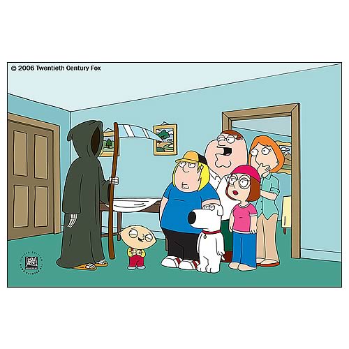 Family Guy Death Is A Bitch Hand-Painted LE Art