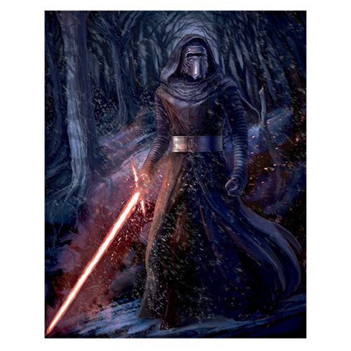 Star Wars TFA Dark Warrior by Julian Vidales Canvas Giclee