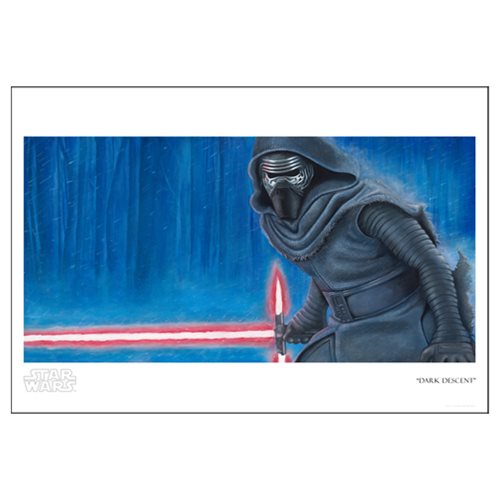 Star Wars: The Force Awakens Dark Descent Paper Giclee Print