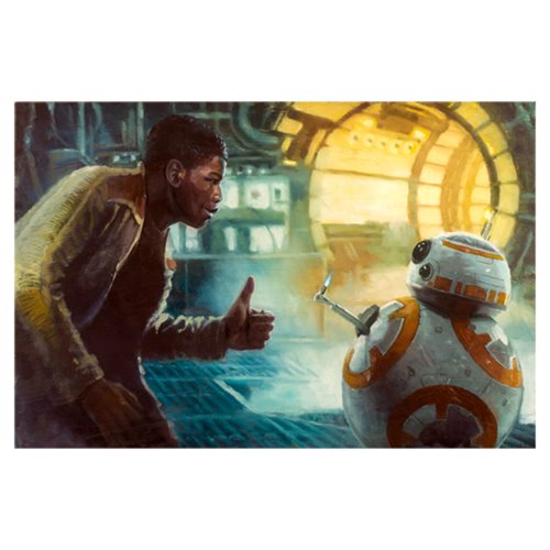 Star Wars TFA Thumbs Up by Christopher Clark Canvas Giclee