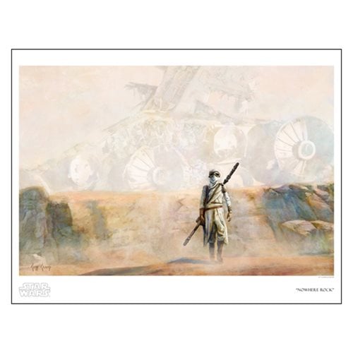 Star Wars Nowhere Rock by Cliff Cramp Paper Giclee Art Print