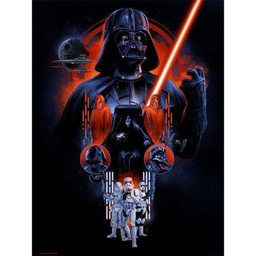 Star Wars The Dark Side by Vance Kelly Lithograph Art Print