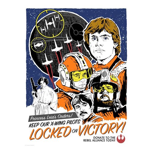 Star Wars Locked on Victory by J.J. Lendl Lithograph Print