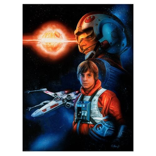 Star Wars Trust the Force by Claudio Aboy Lithograph Print