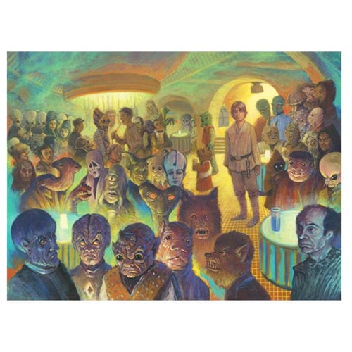 Star Wars What a Weird Place by Christian Slade Canvas Print