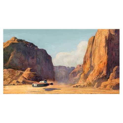 Star Wars Commute Home by Cliff Cramp Canvas Giclee Print
