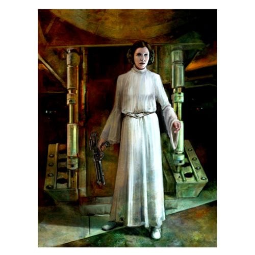 Star Wars Somebody Has to Save Our Skins Large Canvas Print