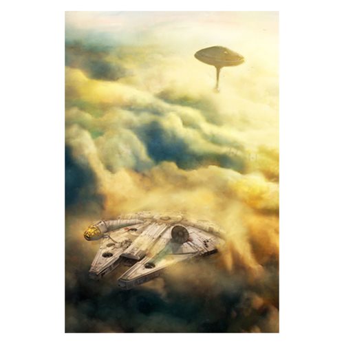 Star Wars Leaving Bespin by Cliff Cramp Canvas Giclee Print