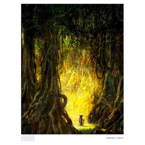 Star Wars Morning Stroll by Cliff Cramp Paper Giclee Print