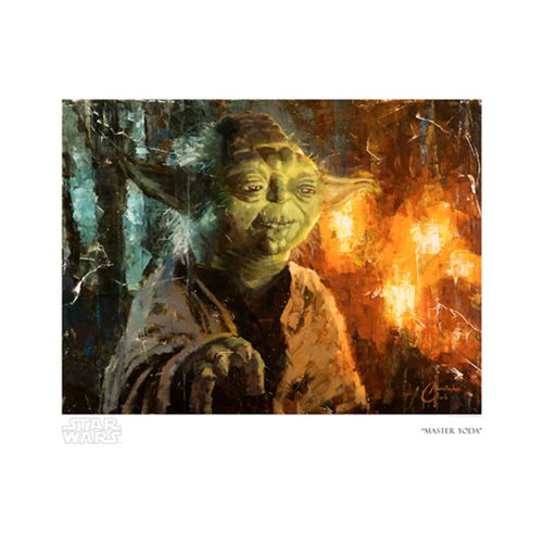 Star Wars Master Yoda Paper Giclee Art Print