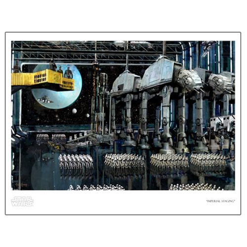 Star Wars Imperial Staging by Cliff Cramp Paper Giclee