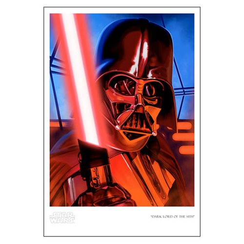 Star Wars Dark Lord of the Sith Paper Giclee Art Print