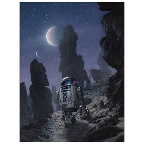 Star Wars R2-D2 Artoo's Lonely Mission Canvas Giclee Print