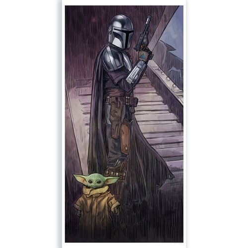 Star Wars: The Mandalorian Foundling In Your Care Lithograph