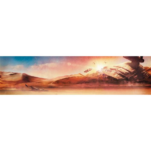 Star Wars Dogfight at Sunset Gallery-Wrapped Canvas Print