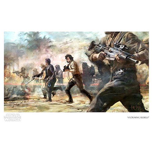 Star Wars Storming Rebels by Cliff Cramp Paper Giclee Print