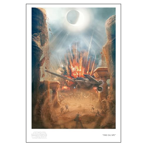 Star Wars The Escape by Akirant Paper Giclee Art Print