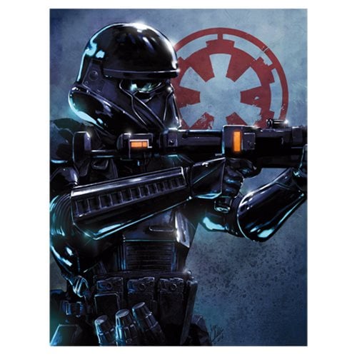 Star Wars Rogue One Death Trooper Canvas Giclee Art Print