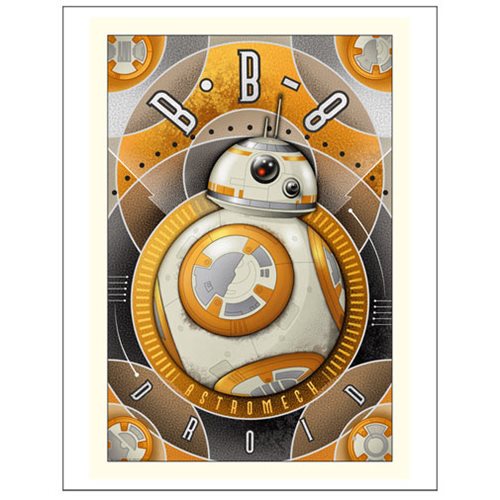 Star Wars Ep. 7 BB-8 Astromech Droid Large Canvas Giclee