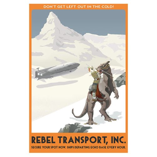 Star Wars Hoth Rebel Transport Canvas Giclee Art Print