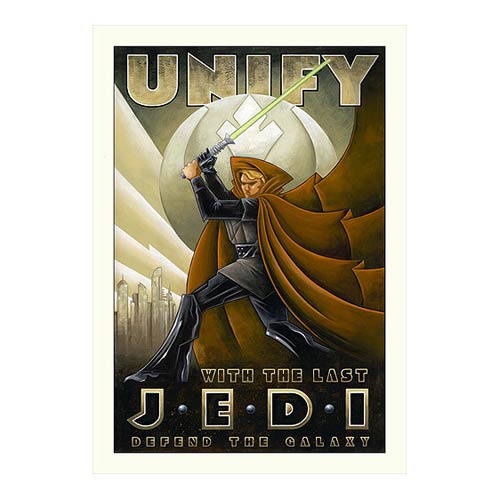 Star Wars Unify with the Last Jedi Paper Giclee Print