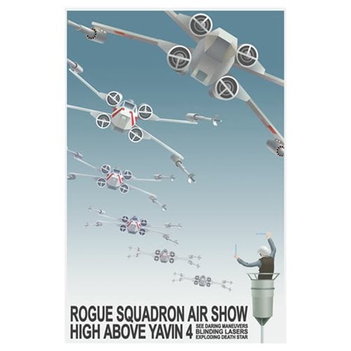 Star Wars Rogue Squadron Airshow Canvas Giclee Art Print