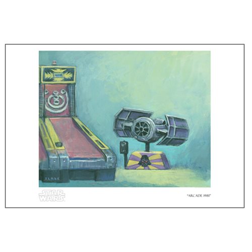 Star Wars Arcade 1981 by Christian Slade Paper Giclee Print