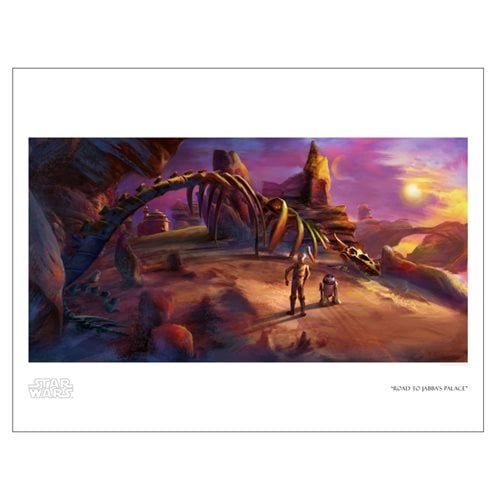 Star Wars Road to Jabba's Palace Paper Giclee Print