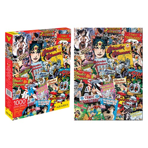 Wonder Woman Comic Book Covers 1,000-Piece Puzzle