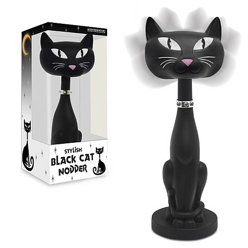Black Cat Nodder - Accoutrements - Novelties - Bobble Heads at ...