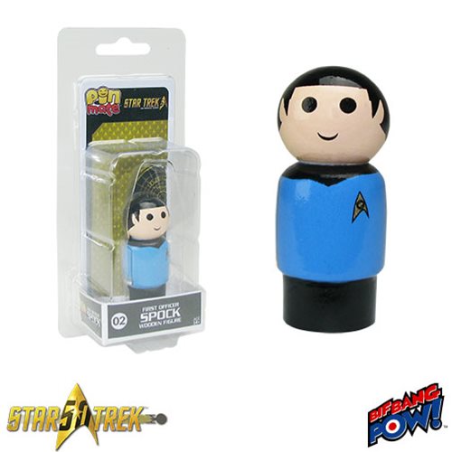 Star Trek: The Original Series First Officer Spock Pin Mate Wooden Figure