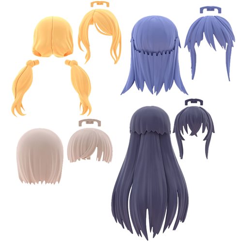 30 Minute Sisters Option Hair Style Parts Volume 8 All 4 Types Model Kit Display Case of 4 -  BAN9038030