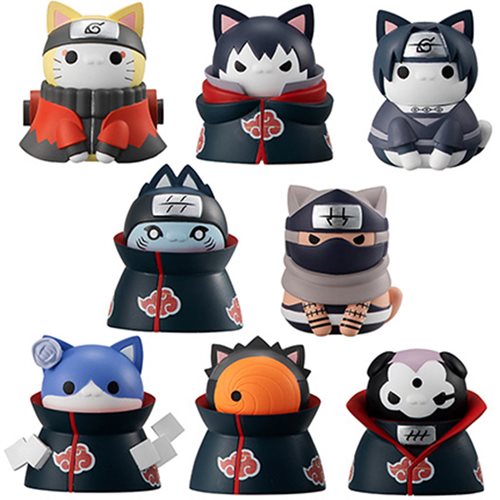 Naruto: Shippuden Nyaruto! Defense Battle of Village of Konoha! Mega Cat Project Mini-Figure Box of 8