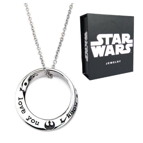 Star Wars I Love You I Know Mobius Necklace