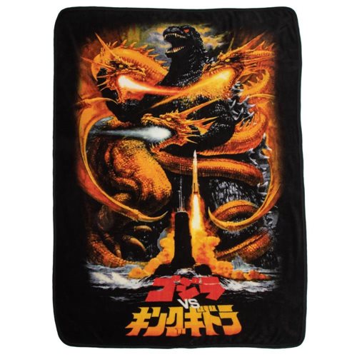 Godzilla Fleece Throw Blanket