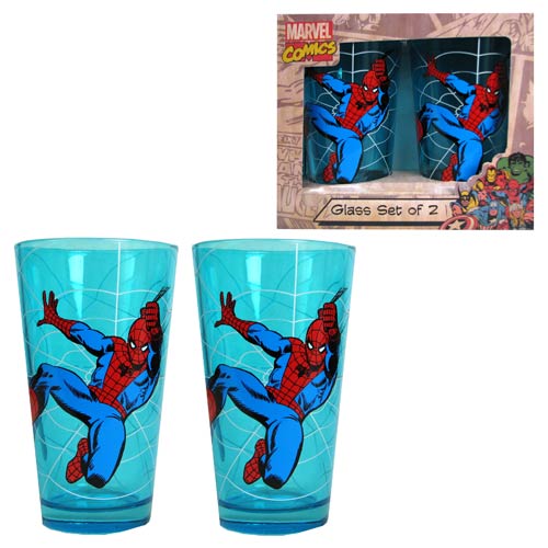 spider man cooling glass