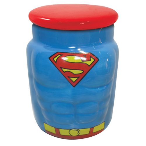 Superman Molded Character Ceramic Apothecary Jar
