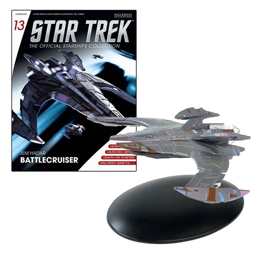 Star Trek Starships Jem'Hadar Cruiser Vehicle with Collector Magazine