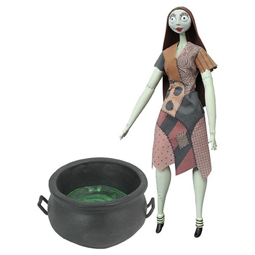 Nightmare Before Christmas Cauldron Sally Deluxe Coffin Doll