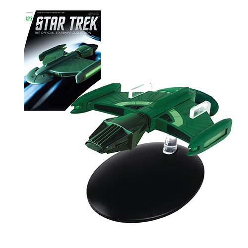 Star Trek Starships Romulan Science Vessel Vehicle with Collector Magazine #123