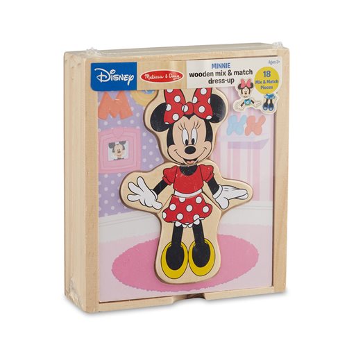 Minnie Mouse Wooden Mix and Match Dress-Up