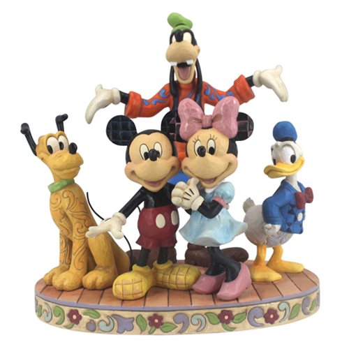 Disney Traditions Fab Five The Gang's All Here Statue
