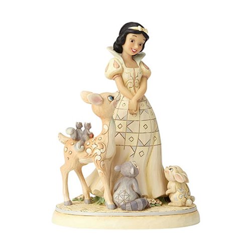 Disney Traditions Snow White White Wonderland Forest Friends Statue by Jim Shore