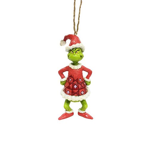 UPC 045544971249 product image for Dr. Seuss The Grinch Grinch Dressed as Santa Ornament by Jim Shore | upcitemdb.com