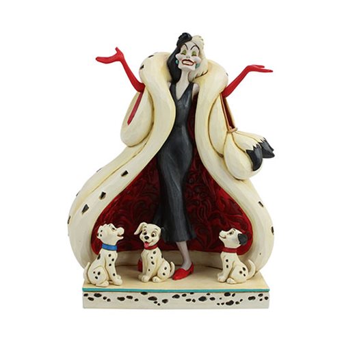Disney Traditions 101 Dalmatians Cruella De Vil The Cute and the Cruel by Jim Shore Statue