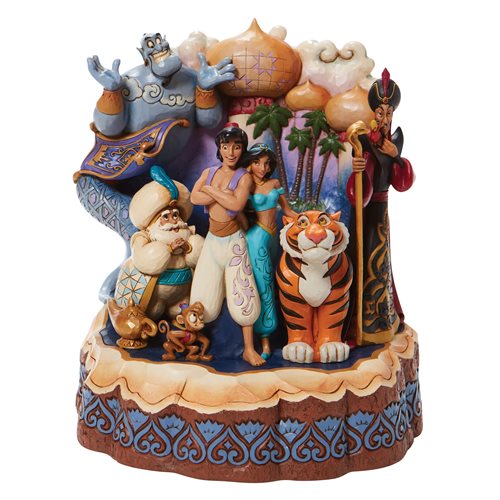Disney Traditions Aladdin Carved by Heart Arabian Nights by Jim Shore Statue