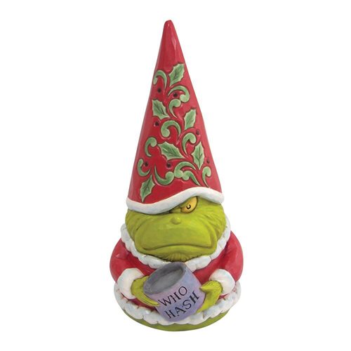 Dr. Seuss The Grinch Grinch Gnome with Who Hash by Jim Shore Statue