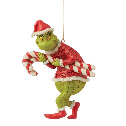 Dr. Seuss The Grinch Grinch Candy Canes by Jim Shore Holiday Ornament